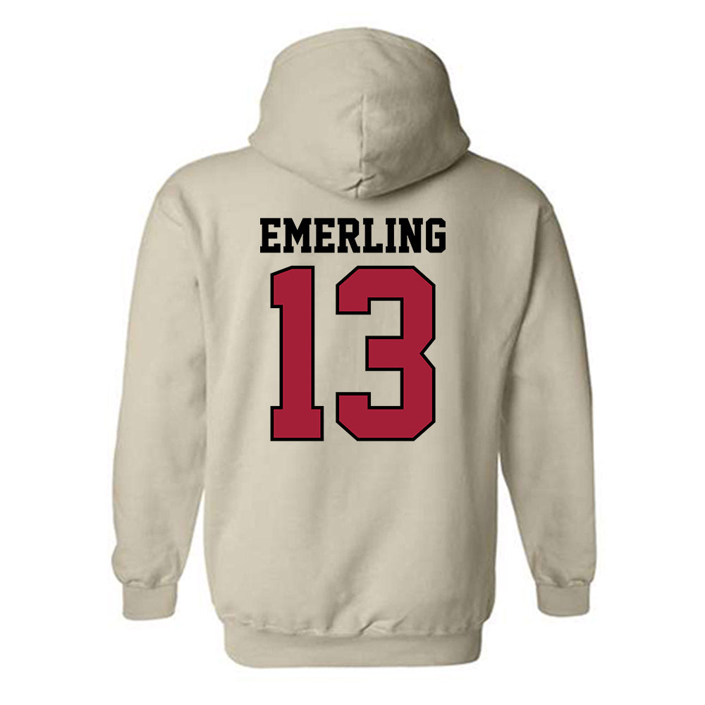 Oklahoma - NCAA Softball : Isabela Emerling - Sports Shersey Hooded Sweatshirt-1