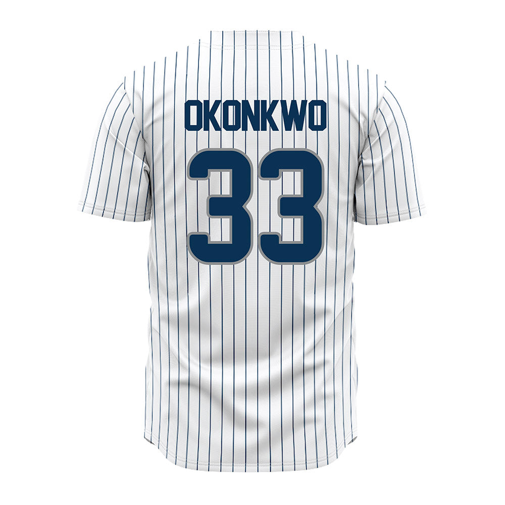 Old Dominion - NCAA Baseball : Jackson Okonkwo - Pinstripe Jersey-1