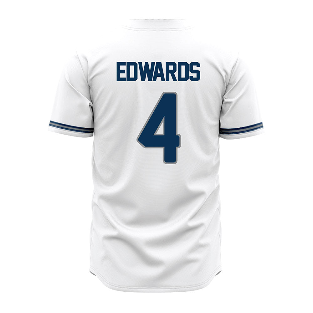 Old Dominion - NCAA Baseball : Kyle Edwards - White Jersey-1