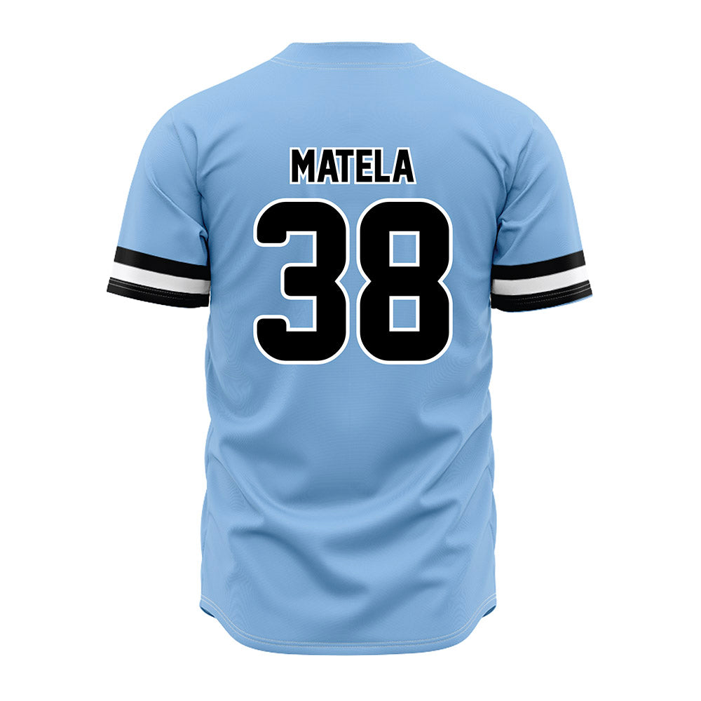 Old Dominion - NCAA Baseball : Bailey Matela - Baseball Jersey Light Blue