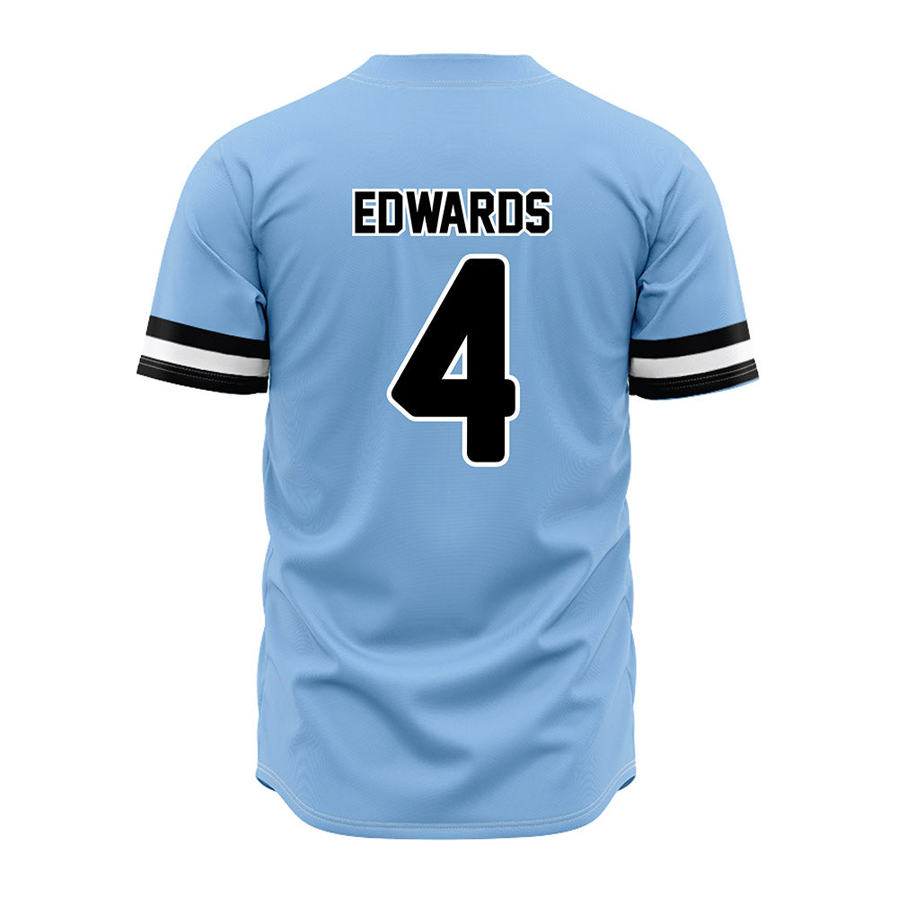 Old Dominion - NCAA Baseball : Kyle Edwards - Blue Jersey-1