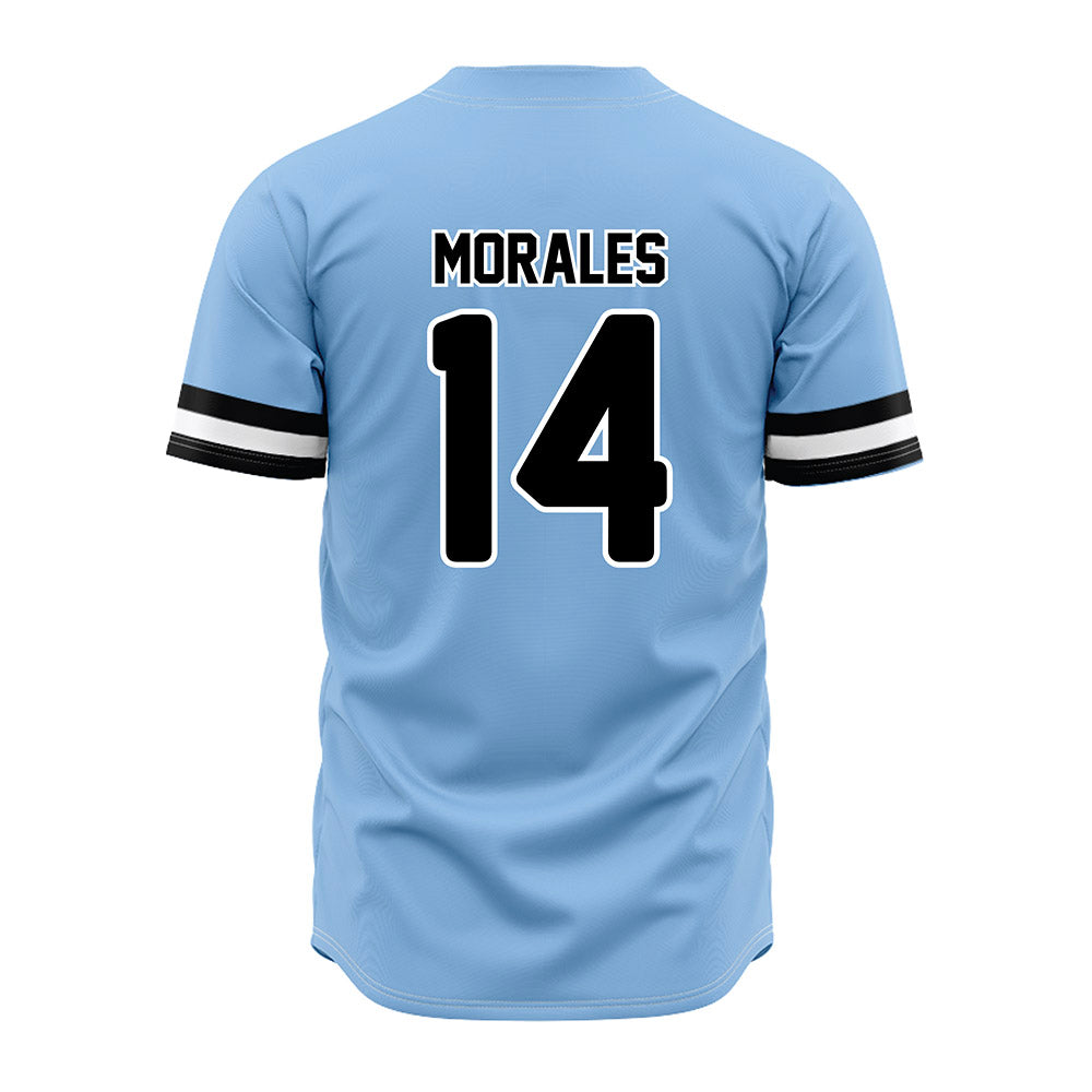 Old Dominion - NCAA Baseball : Efrain Morales - Blue Jersey-1