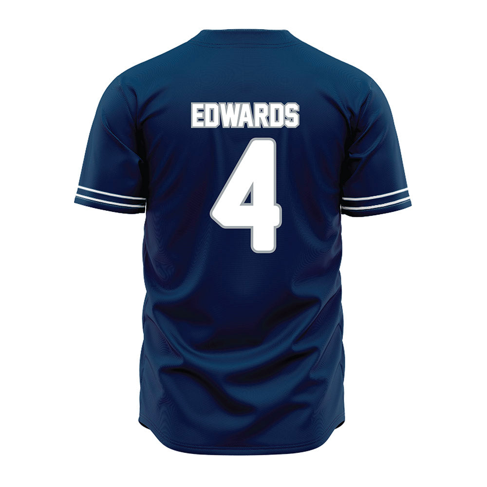 Old Dominion - NCAA Baseball : Kyle Edwards - Navy Jersey-1