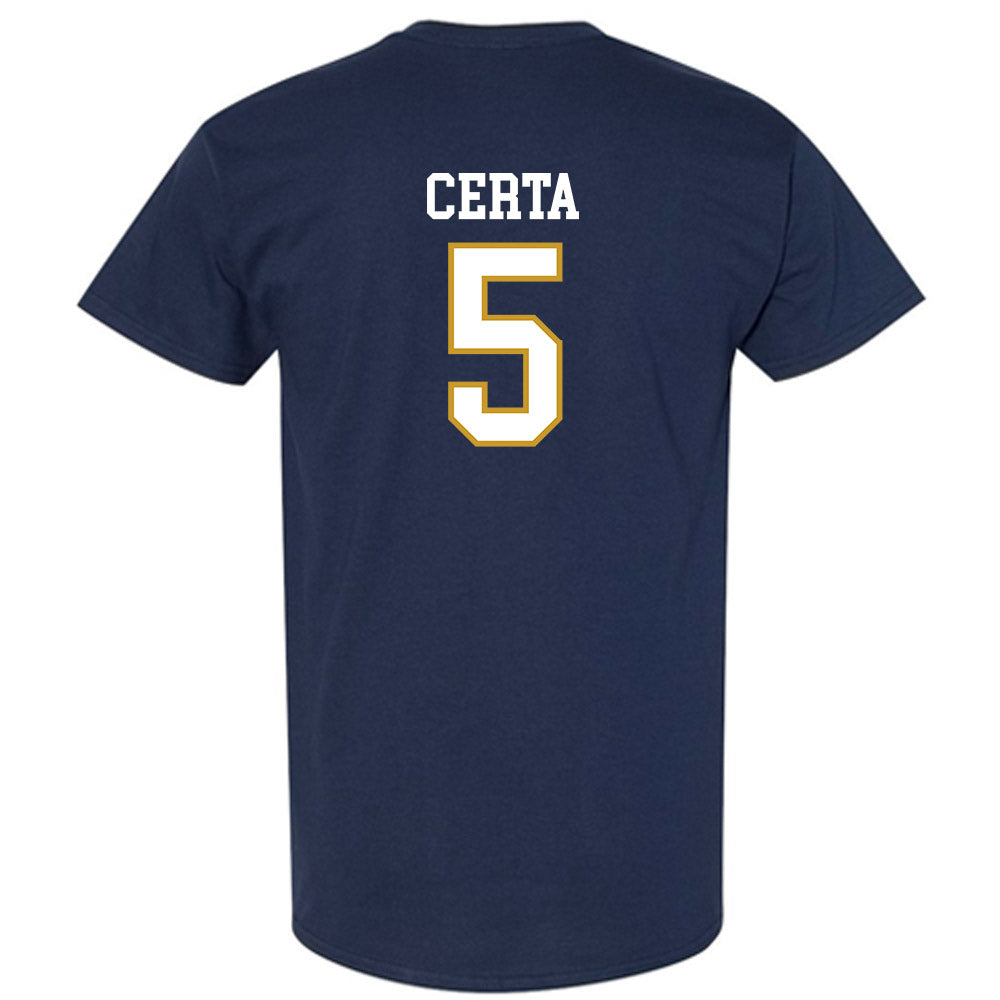 Notre Dame - NCAA Men's Basketball : Cole Certa - Sports Shersey T-Shirt-1