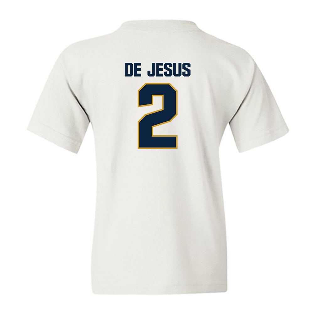Notre Dame - NCAA Women's Basketball : Vanessa de Jesus - Sports Shersey Youth T-Shirt-1