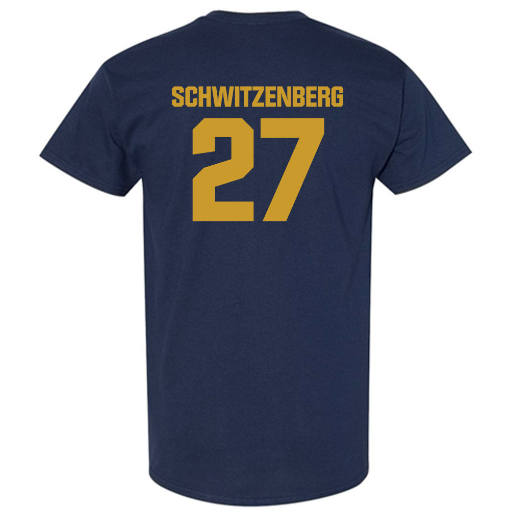 Notre Dame - NCAA Men's Lacrosse : Nate Schwitzenberg - Sports Shersey T-Shirt-1