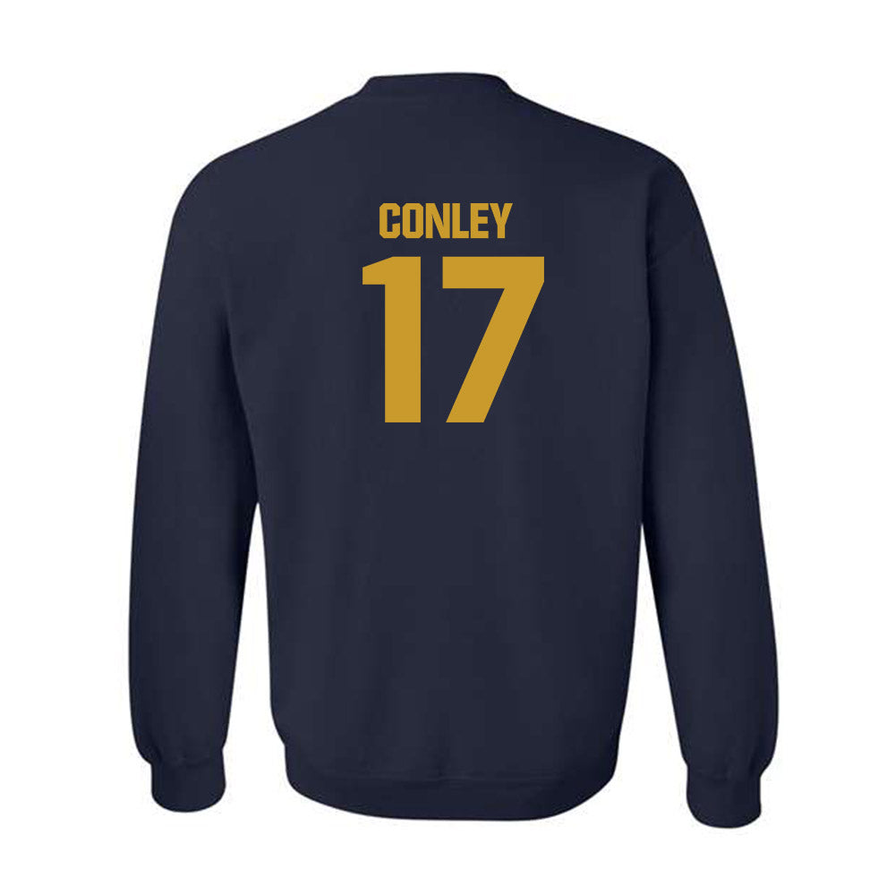 Notre Dame - NCAA Women's Lacrosse : Angie Conley - Sports Shersey Crewneck Sweatshirt-1