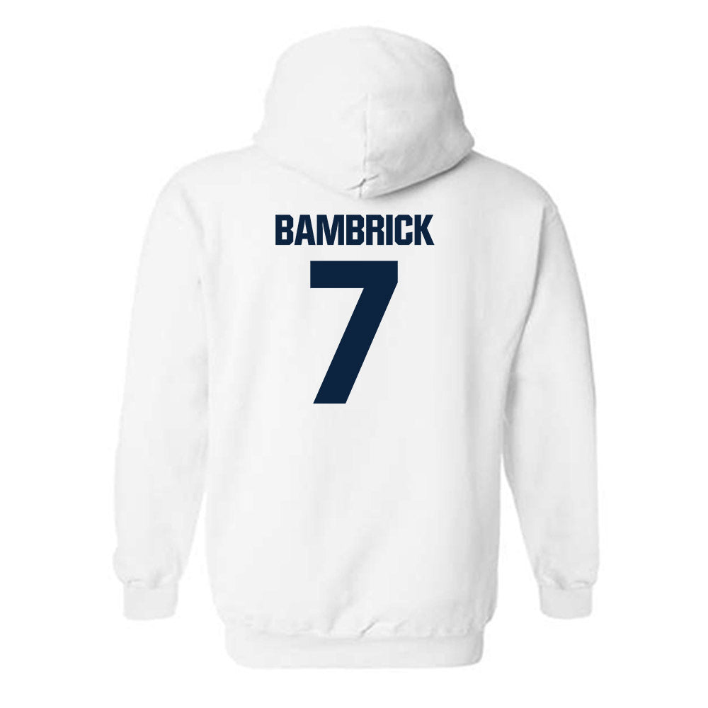 Notre Dame - NCAA Men's Lacrosse : Joey Bambrick - Sports Shersey Hooded Sweatshirt-1