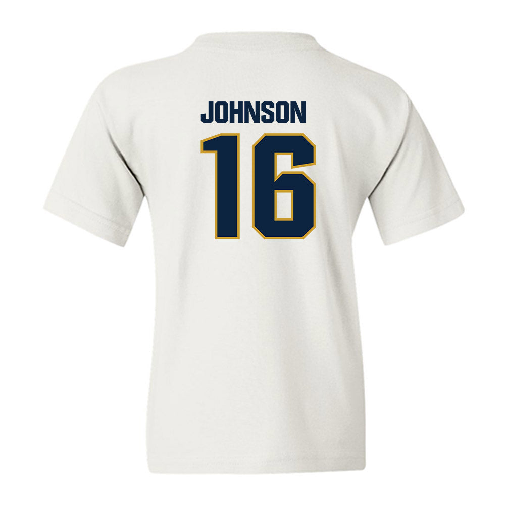 Notre Dame - NCAA Football : Tae Johnson - Sports Shersey Youth T-Shirt-1