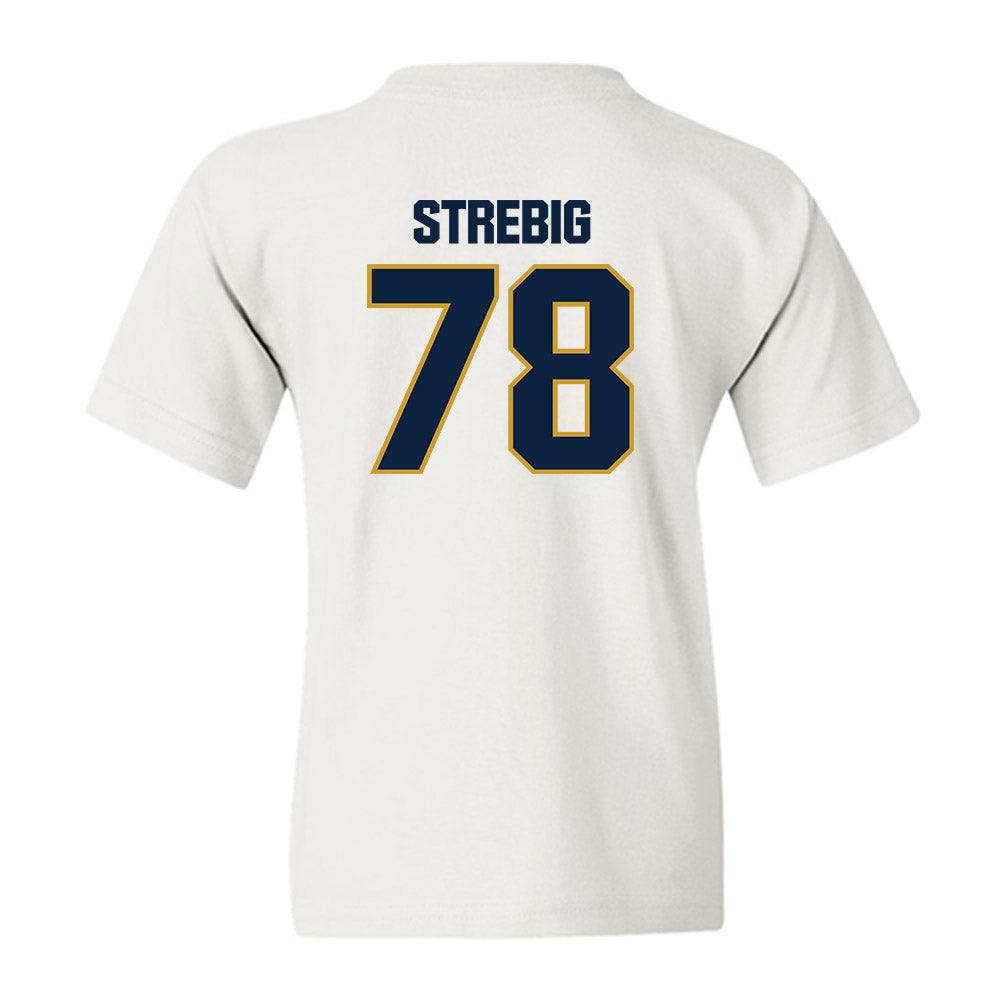 Notre Dame - NCAA Football : Owen Strebig - Sports Shersey Youth T-Shirt-1