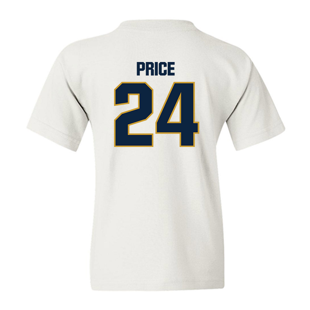 Notre Dame - NCAA Football : Jadarian Price - Sports Shersey Youth T-Shirt-1