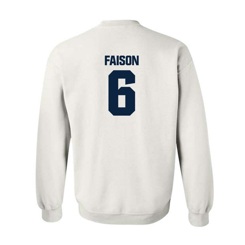 Notre Dame - NCAA Football : Jordan Faison - Sports Shersey Crewneck Sweatshirt-1
