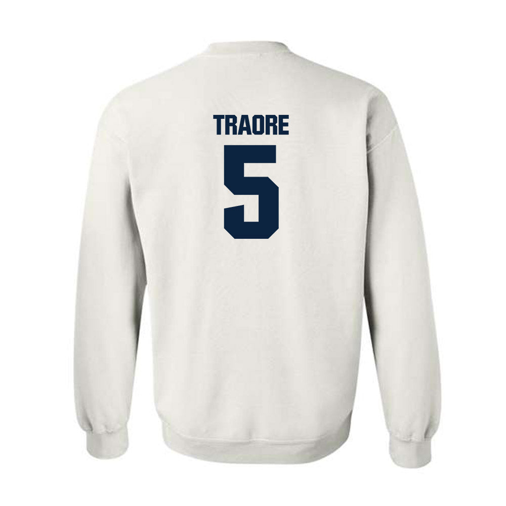 Notre Dame - NCAA Football : Boubacar Traore - Sports Shersey Crewneck Sweatshirt-1