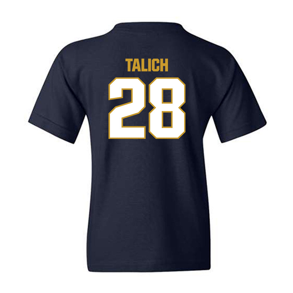 Notre Dame - NCAA Football : Luke Talich - Sports Shersey Youth T-Shirt-1