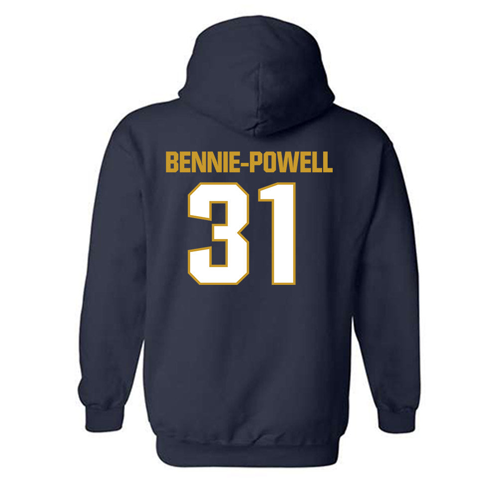 Notre Dame - NCAA Football : Taebron Bennie-Powell - Sports Shersey Hooded Sweatshirt-1