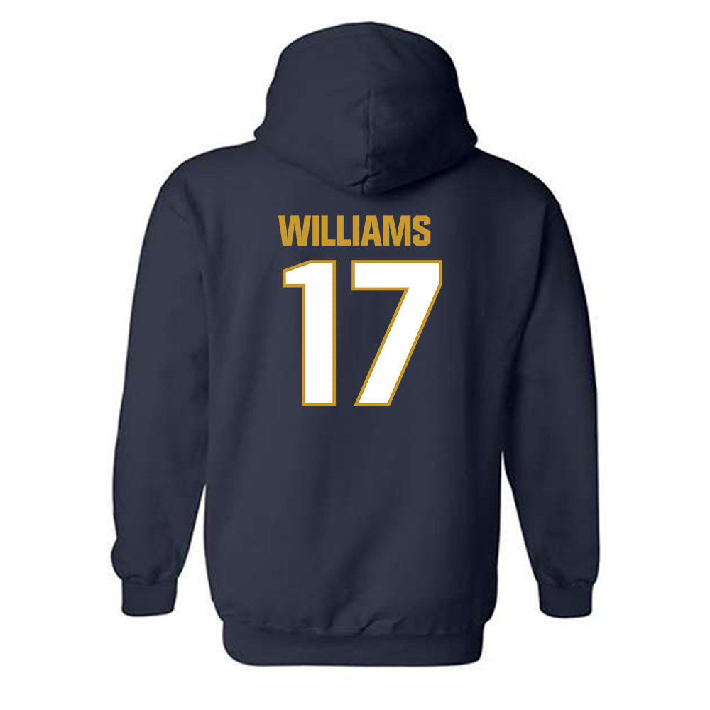 Notre Dame - NCAA Football : Cam Williams - Sports Shersey Hooded Sweatshirt-1