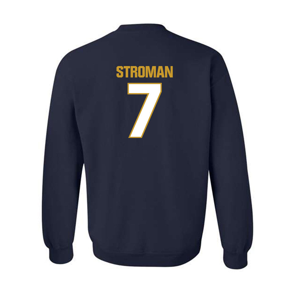Notre Dame - NCAA Football : Jalen Stroman - Sports Shersey Crewneck Sweatshirt-1