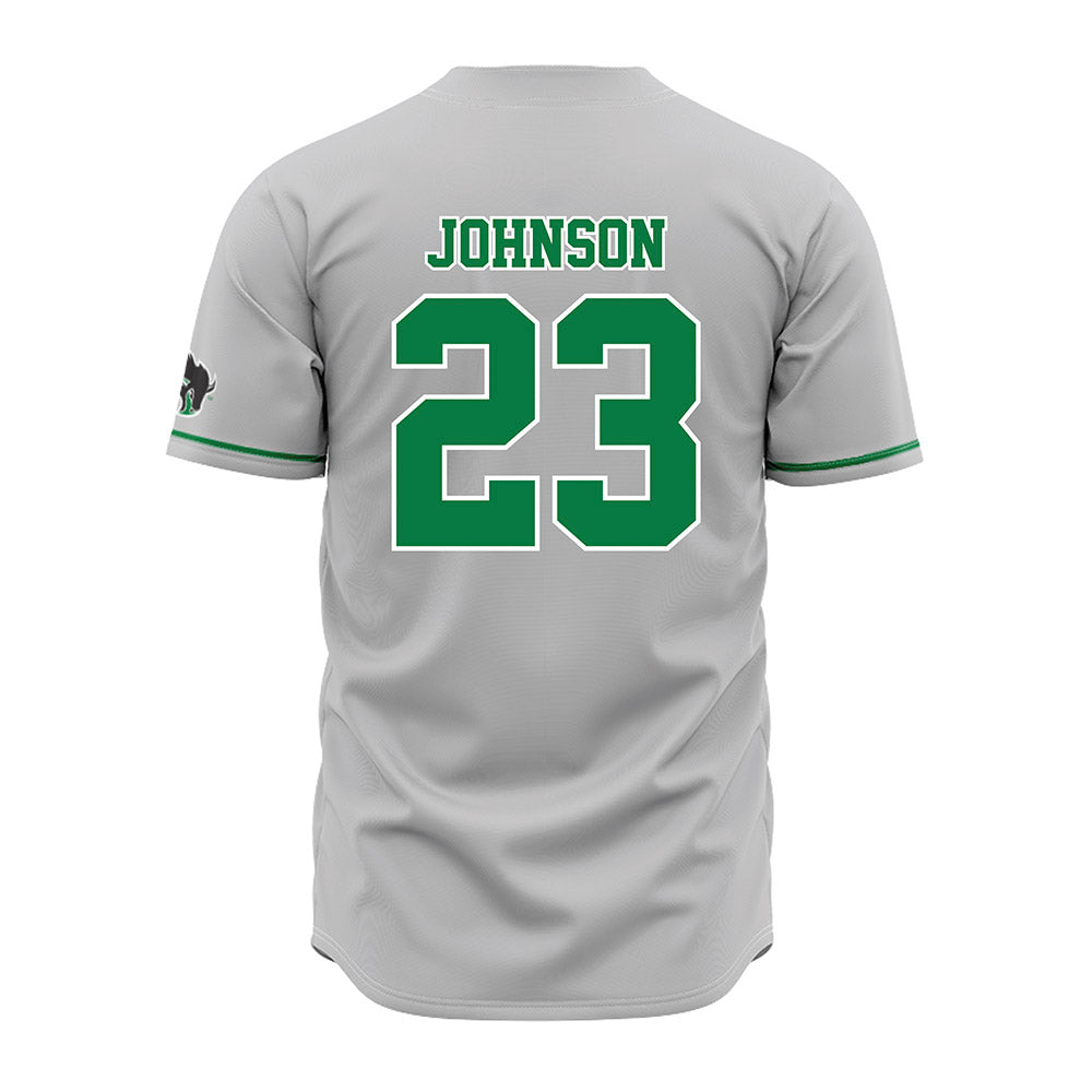 OKBU - NCAA Baseball : Quinn Johnson - Grey Jersey-1