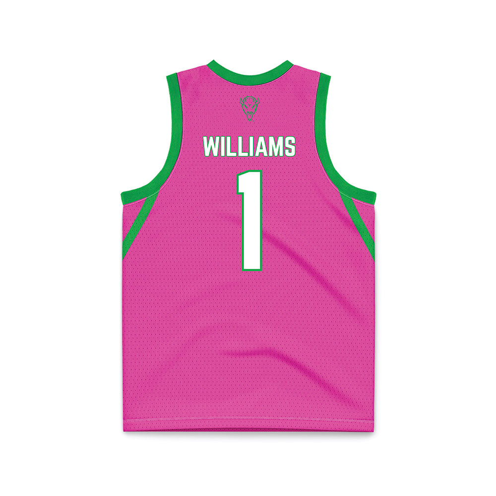 Marshall - NCAA Women's Basketball : TreShondra Williams - Pink Basketball Jersey-1