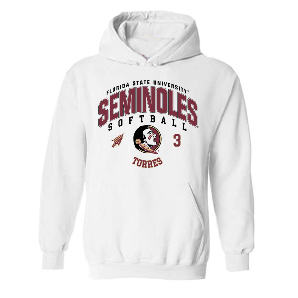 FSU - NCAA Softball : Isabella Torres - Fashion Shersey Hooded Sweatshirt