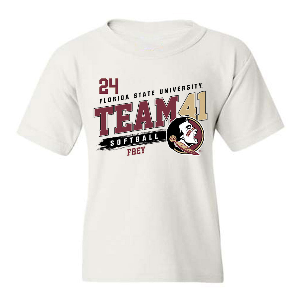 FSU - NCAA Softball : Madison Frey - Fashion Shersey Youth T-Shirt