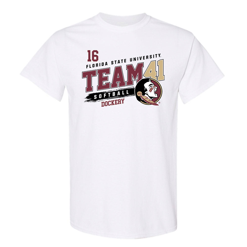 FSU - NCAA Softball : Averi Dockery - Fashion Shersey T-Shirt-0