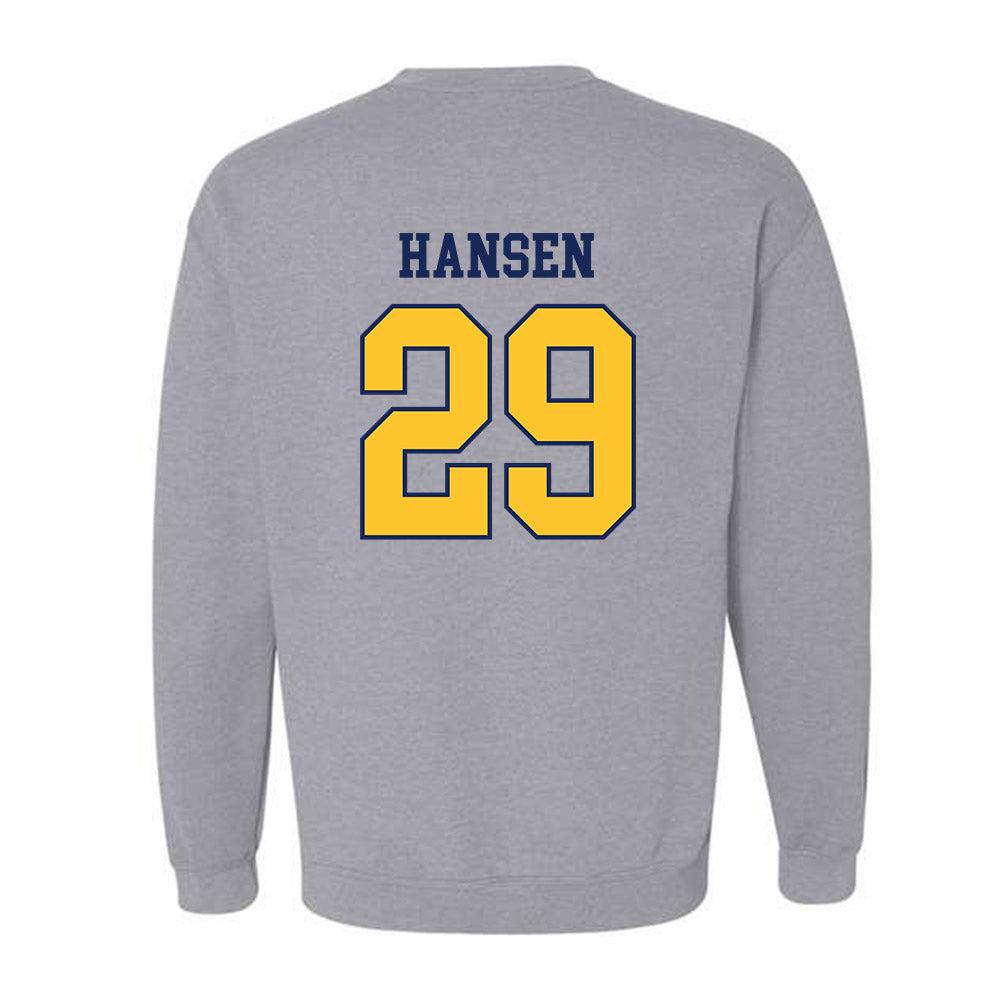 Marquette - NCAA Women's Lacrosse : Megan Hansen - Sports Shersey Crewneck Sweatshirt-1