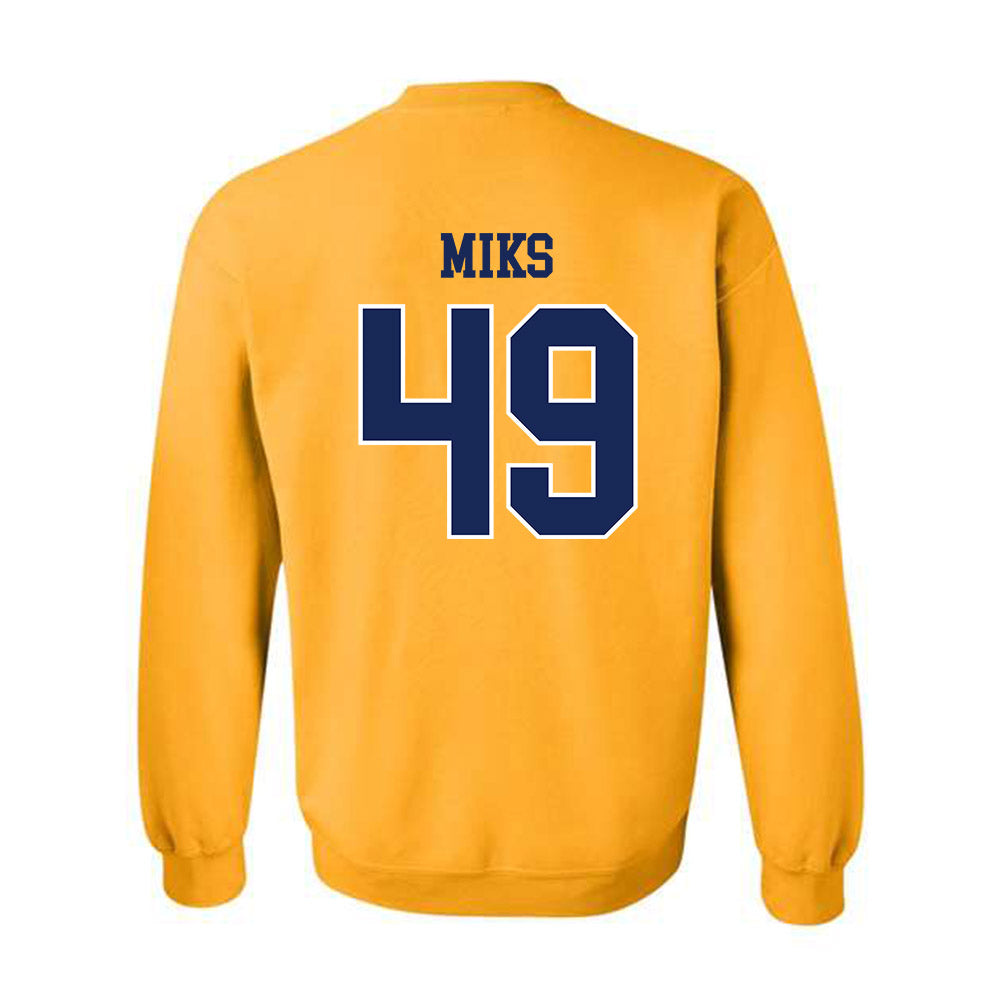 Marquette - NCAA Men's Lacrosse : Carson Miks - Sports Shersey Crewneck Sweatshirt-1