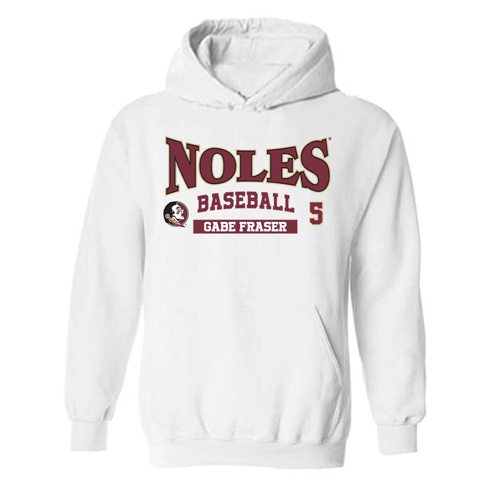 FSU - NCAA Baseball : Gabe Fraser - Classic Fashion Shersey Hooded Sweatshirt-0