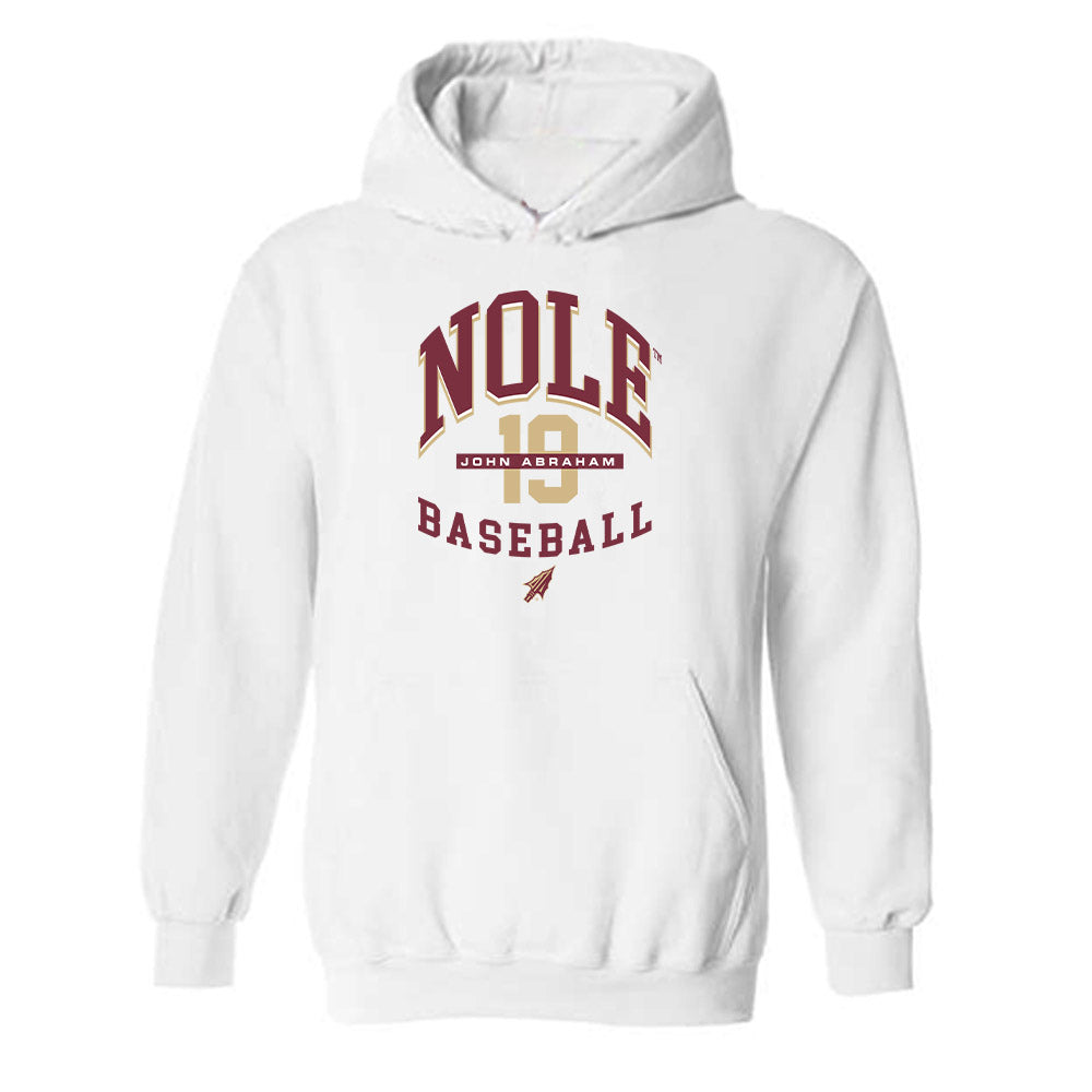 FSU - NCAA Baseball : John Abraham - Classic Fashion Shersey Hooded Sweatshirt-0
