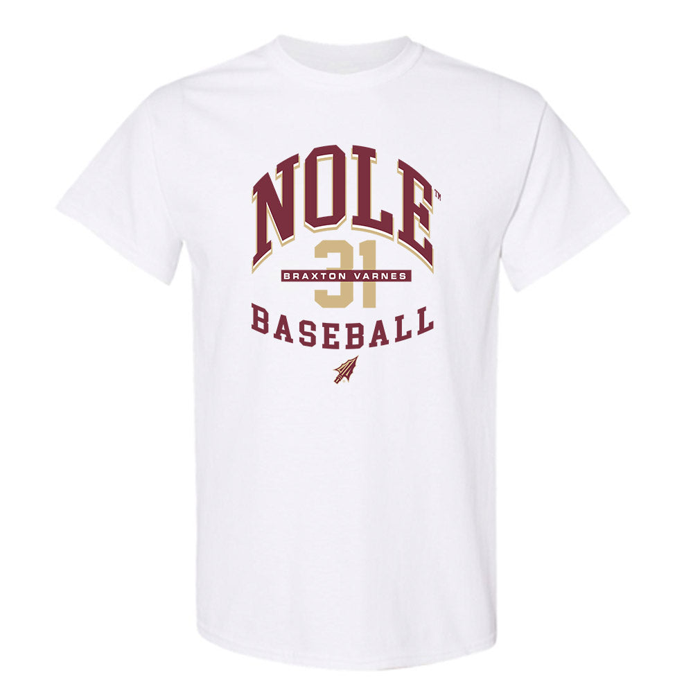FSU - NCAA Baseball : Braxton Varnes - Classic Fashion Shersey T-Shirt-0