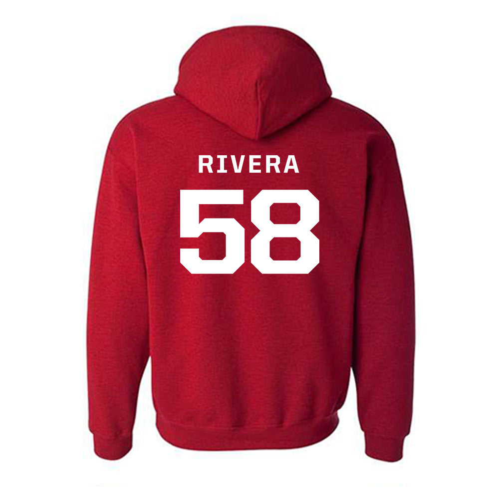 New Mexico - NCAA Football : Nicolas Rivera - Classic Fashion Shersey Hooded Sweatshirt-1