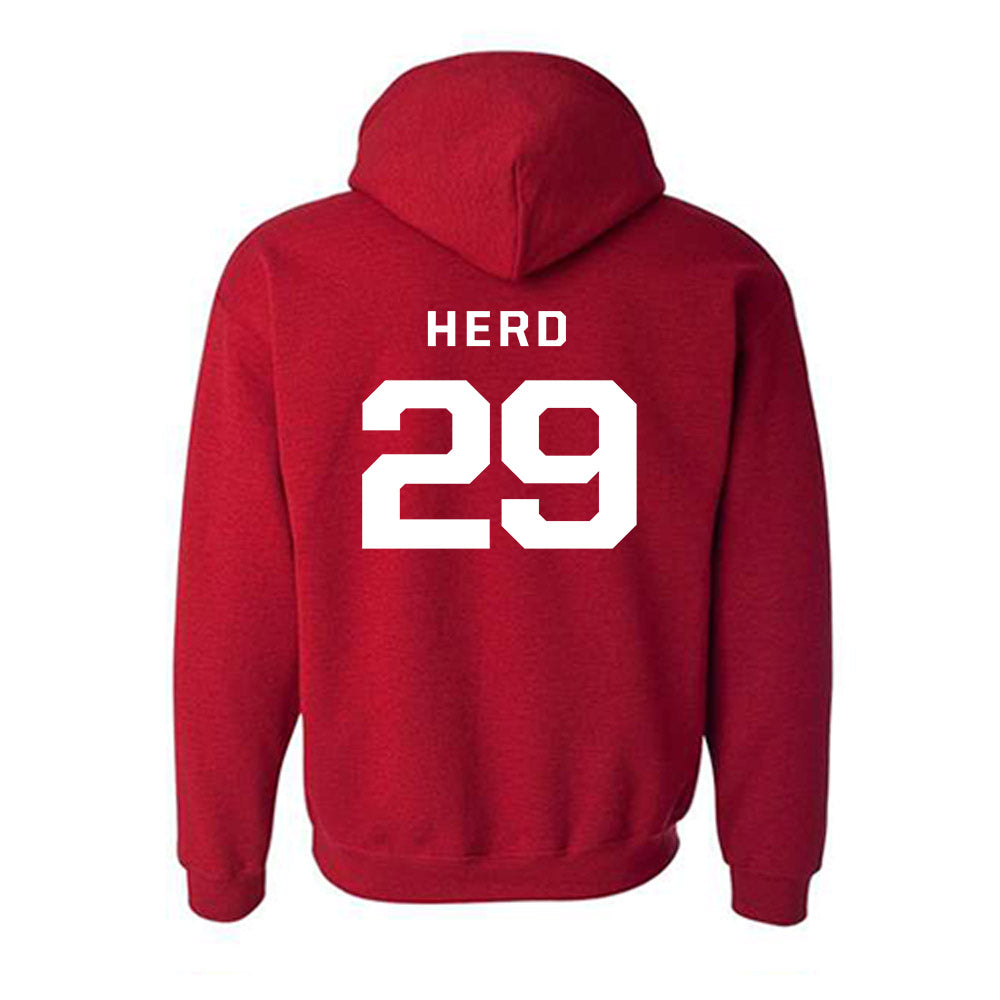 New Mexico - NCAA Baseball : Caleb Herd - Classic Fashion Shersey Hooded Sweatshirt-1
