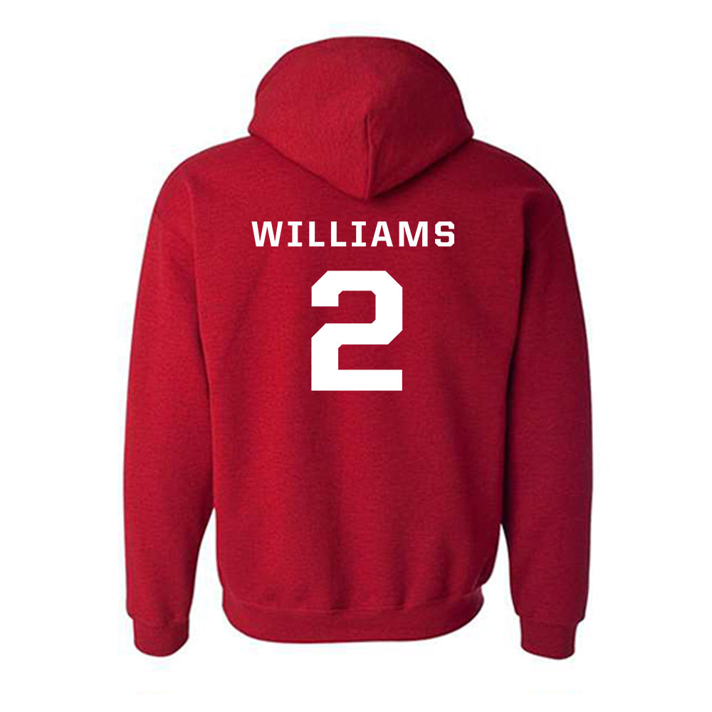 New Mexico - NCAA Football : Abraham Williams - Classic Fashion Shersey Hooded Sweatshirt-1