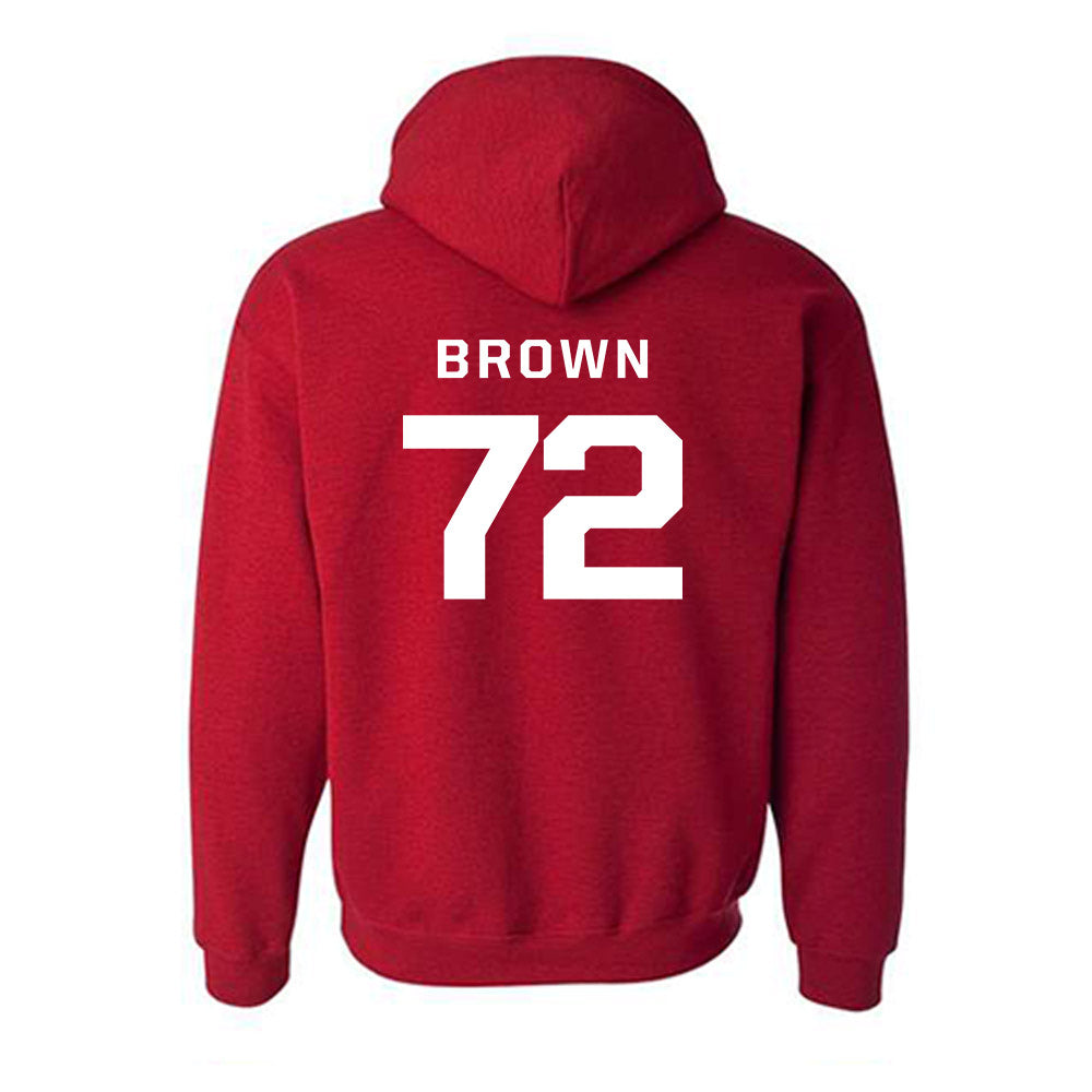 New Mexico - NCAA Football : Nevell Brown - Classic Fashion Shersey Hooded Sweatshirt-1