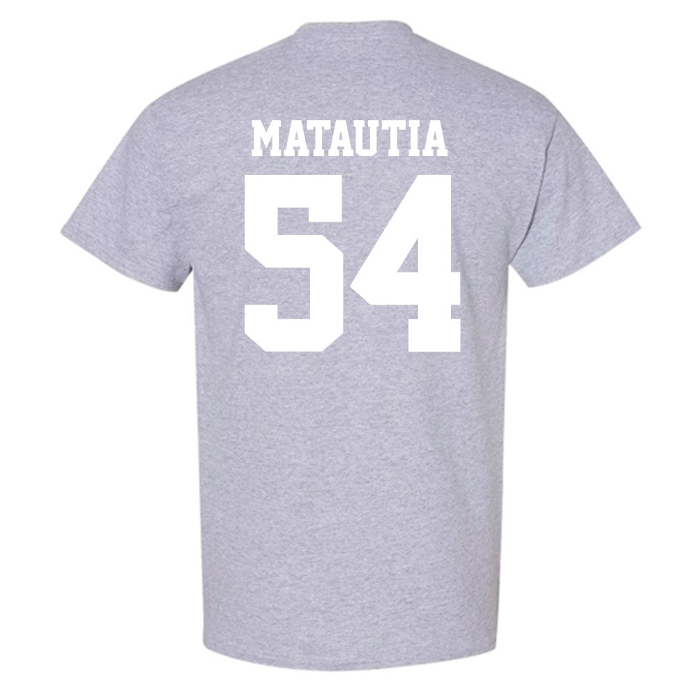 New Mexico - NCAA Football : Jojo Matautia - Classic Fashion Shersey T-Shirt-1