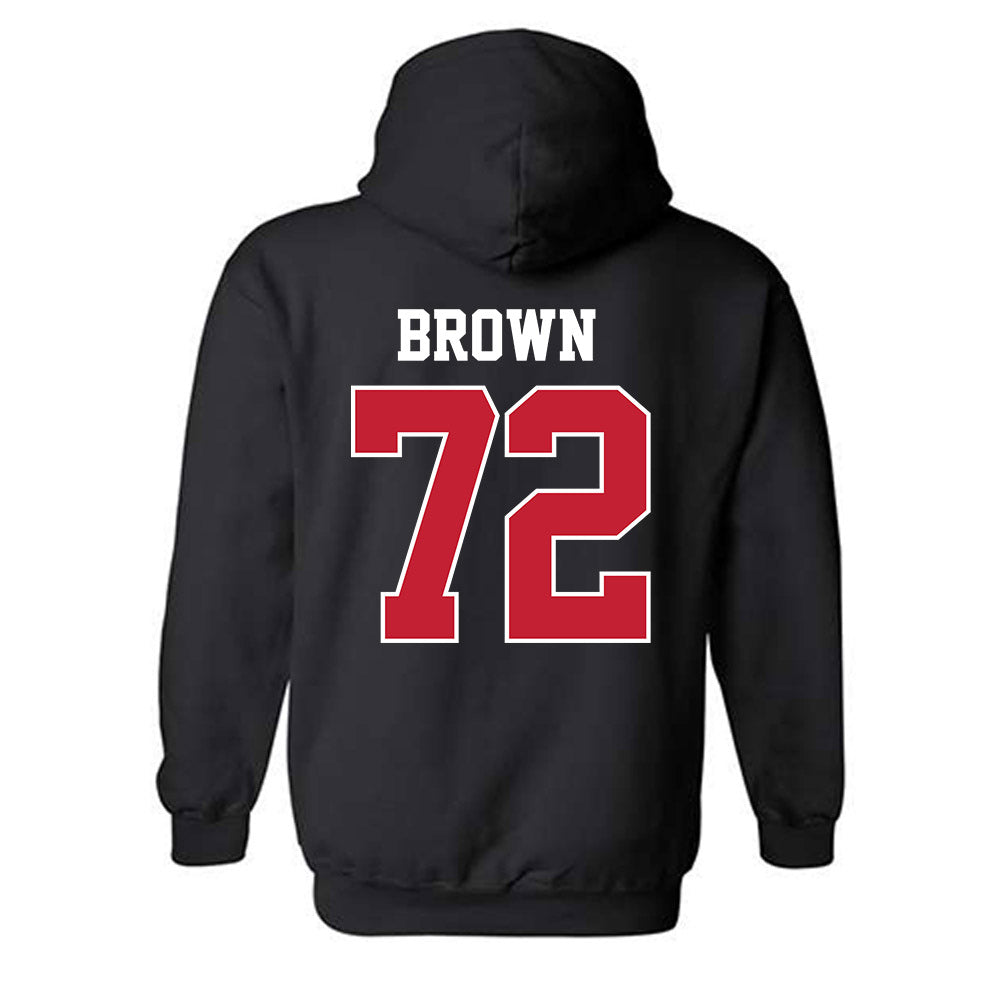 New Mexico - NCAA Football : Nevell Brown - Classic Fashion Shersey Hooded Sweatshirt-1