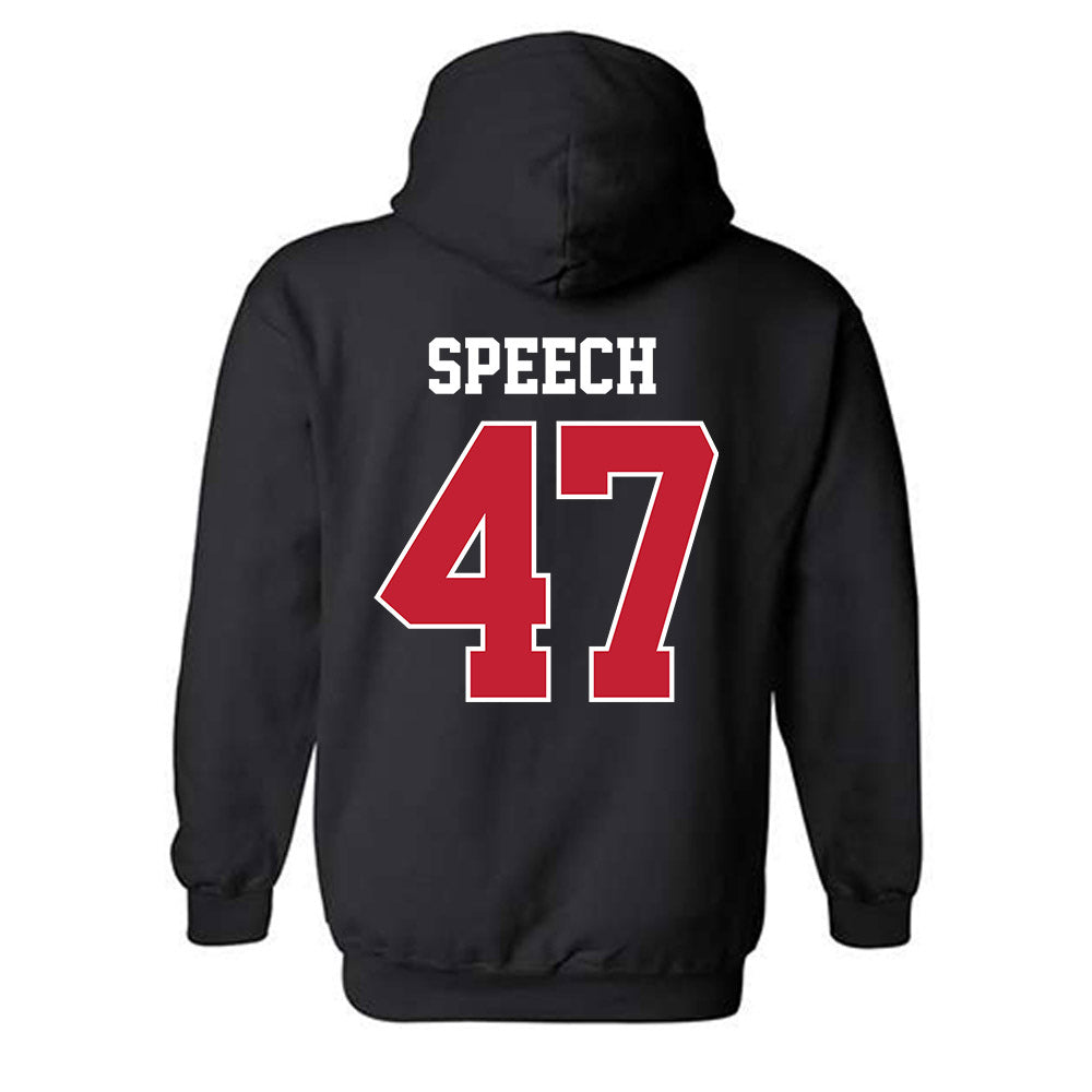 New Mexico - NCAA Football : Drew Speech - Classic Fashion Shersey Hooded Sweatshirt-1