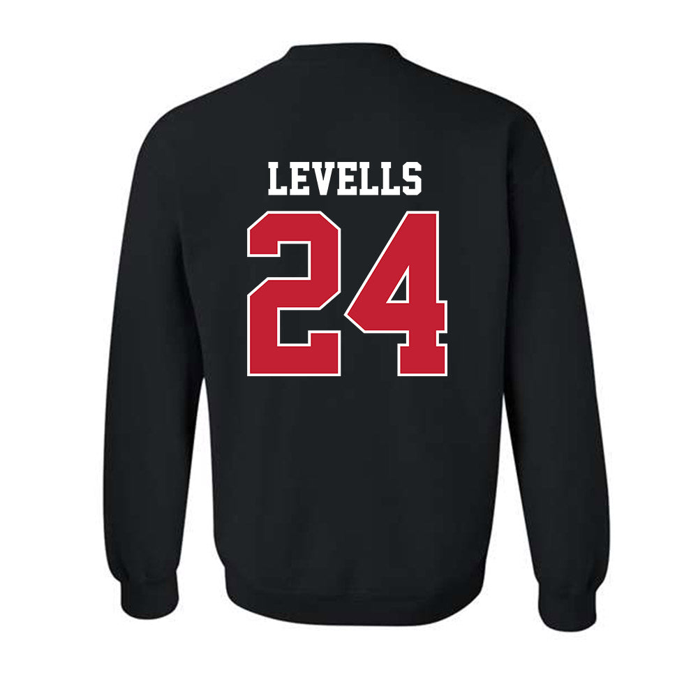 New Mexico - NCAA Football : Bear Levells - Classic Fashion Shersey Crewneck Sweatshirt-1
