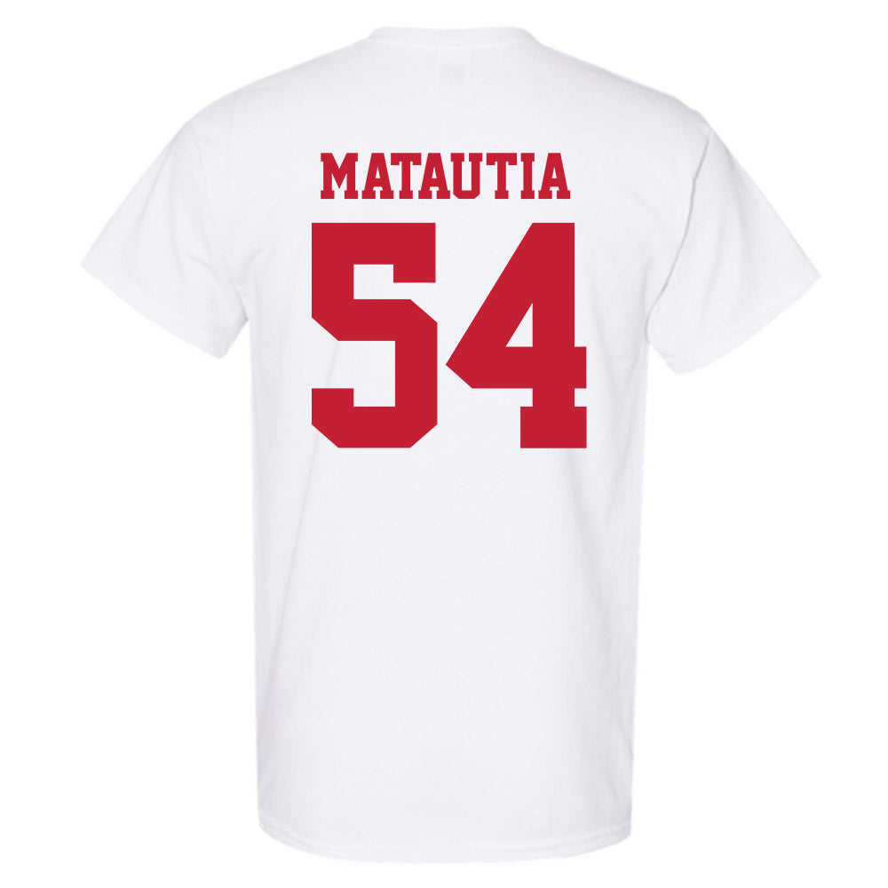 New Mexico - NCAA Football : Jojo Matautia - Classic Fashion Shersey T-Shirt-1