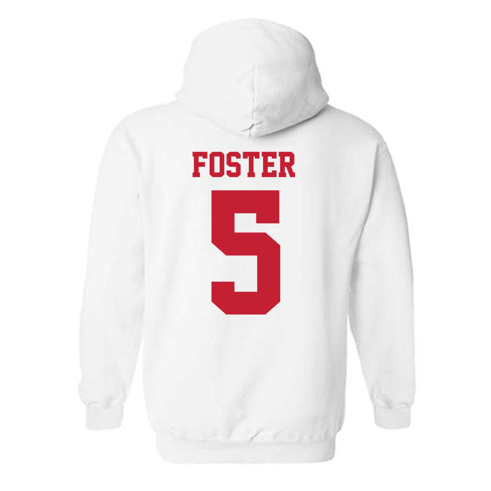 New Mexico - NCAA Women's Basketball : Kaia Foster - Classic Fashion Shersey Hooded Sweatshirt-1
