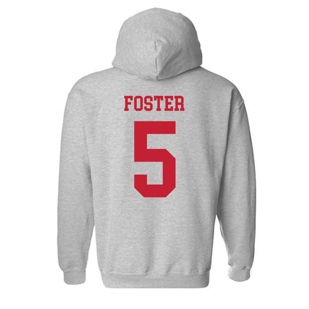 New Mexico - NCAA Women's Basketball : Kaia Foster - Classic Fashion Shersey Hooded Sweatshirt-1