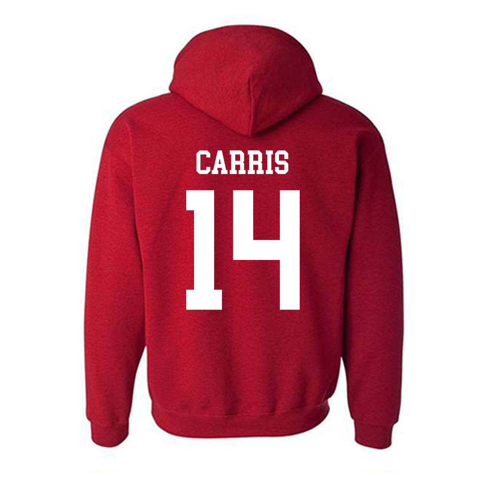 New Mexico - NCAA Baseball : Akili Carris - Classic Shersey Hooded Sweatshirt-1
