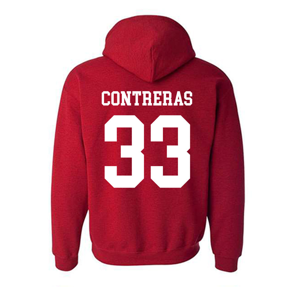 New Mexico - NCAA Football : Mateo Contreras - Classic Shersey Hooded Sweatshirt-1