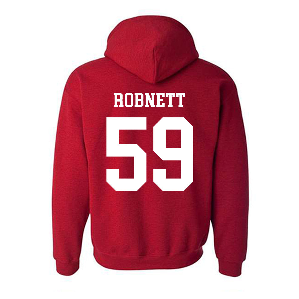 New Mexico - NCAA Football : Kaden Robnett - Classic Shersey Hooded Sweatshirt-1