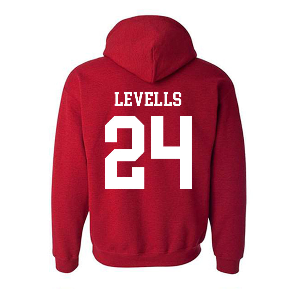 New Mexico - NCAA Football : Bear Levells - Classic Shersey Hooded Sweatshirt-1