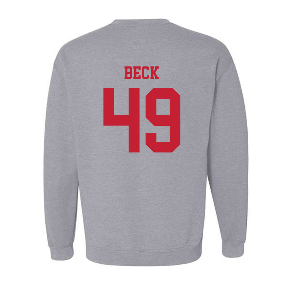 New Mexico - NCAA Football : Caden Beck - Classic Shersey Crewneck Sweatshirt-1