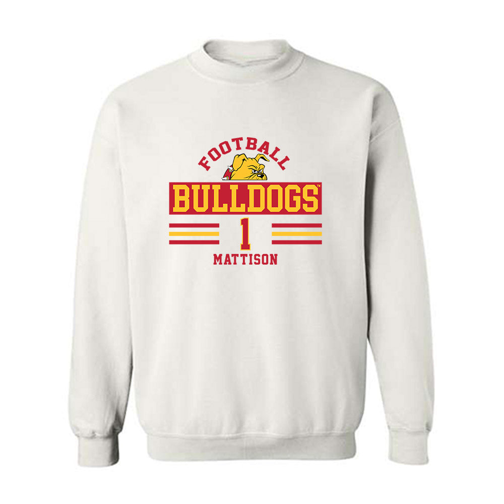Ferris State - NCAA Football : Gyasi Mattison - Classic Fashion Shersey Crewneck Sweatshirt-0