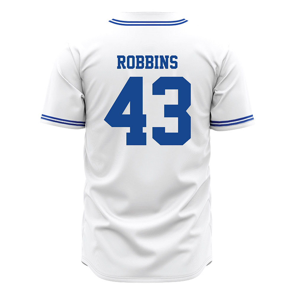 Seton Hall - NCAA Baseball : Aiden Robbins - White Jersey