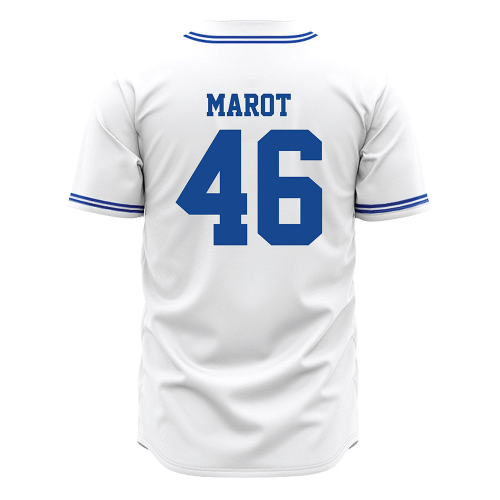 Seton Hall - NCAA Baseball : Jordan Marot - White Jersey-1